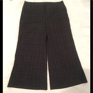 Plaid Capri Dress Pants